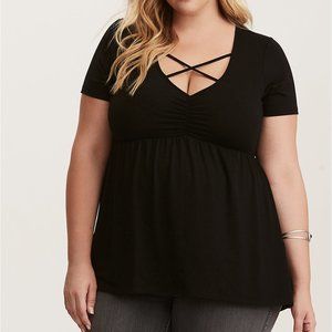 Torrid Babydoll Tee Size 3